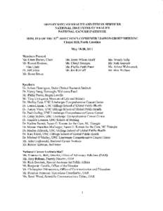 Cancer organizations / UNC Lineberger Comprehensive Cancer Center / Chordoma / Cancer research / Quintiles / National Institutes of Health / Susan G. Komen for the Cure / Medical research / NCI-designated Cancer Center / Medicine / Oncology / Health