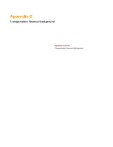 Transportation Financial Background