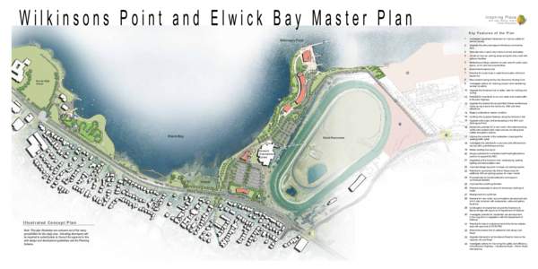 Wilkinsons Point and Elwick Bay Master Plan Wilkinsons Point Inspiring Place  w i t h L e i g h Wo o l l e y, A r u p &