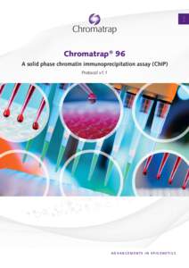 V 1.1  Chromatrap ® 96 A solid phase chromatin immunoprecipitation assay (ChIP) Protocol v1.1