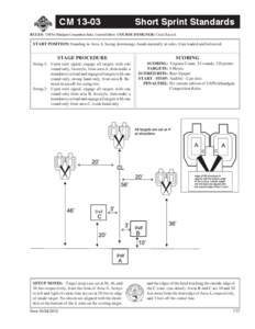 CM[removed]Short Sprint Standards RULES: USPSA Handgun Competition Rules, Current Edition COURSE DESIGNER: Chad Rausch