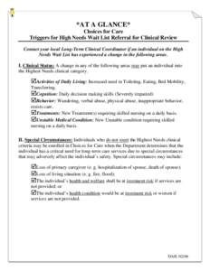 Microsoft Word - Triggers for High Needs Wait List.doc