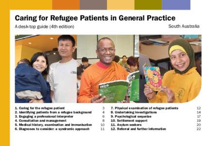 Refugee health / Refugees / Vaccination / Refugee / Primary care / Referral / Language interpretation / Health / Medicine / Mental health