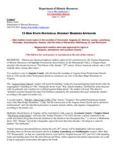 Greater Richmond Region / Staunton-Waynesboro micropolitan area / Petersburg /  Virginia / Hampton /  Virginia / Julius Rosenwald / Pocahontas / Rosenwald Fund / Virginia / Geography of the United States / Cities in Virginia