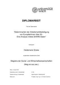 Diplomarbeit Heidemarie Straka