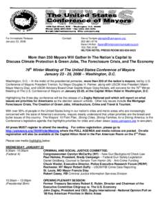 Manny Diaz / Douglas Palmer / Foreclosure / Trenton /  New Jersey / Brenda L. Lawrence / State governments of the United States / Geography of New Jersey / Government / Mayors Climate Protection Center / United States Conference of Mayors / Greg Nickels / African American women in politics