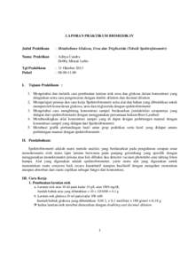 Microsoft Word - Lap prak Metabolisme dan teknik spektrofotometri aditya&debby