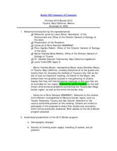 Environment / San Diego–Tijuana / Tijuana / Rosarito Beach Municipality / Rosarito Beach / Air pollution / United States Environmental Protection Agency / Colef / Environmental justice / Geography of Mexico / Environmental protection / Baja California