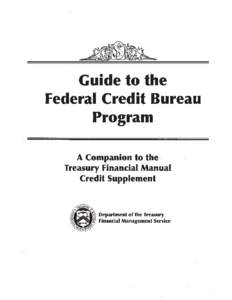 Guide to the Federal Credit Bureau Program