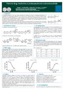 Potential drug metabolites as endocannabinoids and endovanilloids Sinning, C.1, De Petrocellis, Petrocellis, L.2, Cascio, Cascio, M.G.3, Di Marzo, Marzo, V.3, Imming, P.1 1