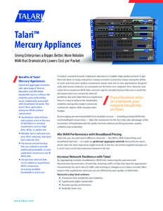 Talari Mercury Appliances