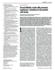 DNA / Population genetics / Arginine vasopressin receptor 1A / Genetics / Molecular biology / Single-nucleotide polymorphism / Vasopressin / Infidelity / Polymorphism / DNA methylation / Genetic variation / Heritability