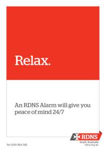 Relax.  An RDNS Alarm will give you peace of mindTel