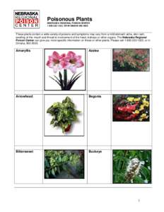 Microsoft Word - Poisonous Plants.doc