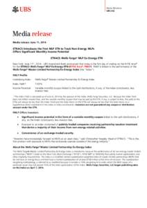 Media Relations UBS AG Media release Media release: June 11, 2014