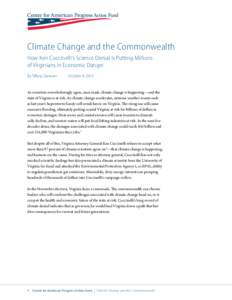 Climatology / Environmental skepticism / Ken Cuccinelli / Global warming controversy / Effects of global warming / West Virginia / National Academy of Sciences / Intergovernmental Panel on Climate Change / Climate change / Environment / Global warming