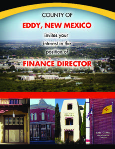 Finance / Certified Government Financial Manager / Generally Accepted Accounting Principles / Eddy County /  New Mexico / Carlsbad /  New Mexico / Chief financial officer / Accountancy / Brantley Lake / Public finance / Professional certification in finance / New Mexico / Business