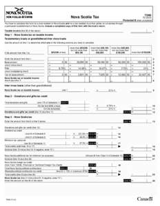 T3NS  Nova Scotia Tax T3 2012 Protected B when completed