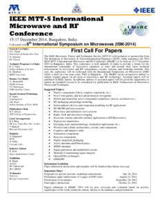 IEEE Microwave Theory and Techniques Society / RF MEMS / Institute of Electrical and Electronics Engineers / Microwave / IEEE Transactions on Microwave Theory and Techniques / Ke Wu / General chair for the IMS / Electronic engineering / Technology / Engineering