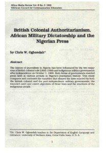 Political geography / International relations / Lagos Colony / Nigeria / Southern Nigeria Protectorate / Christopher Sapara Williams / Charles Joseph George / Colonial Nigeria / Africa / Lagos