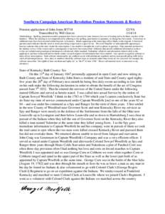 Southern Campaign American Revolution Pension Statements & Rosters Pension application of John Jones R5718 Transcribed by Will Graves f21VA[removed]