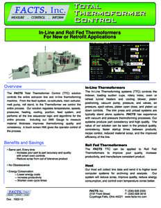 In-Line and Roll Fed Thermoformers For New or Retrofit Applications 