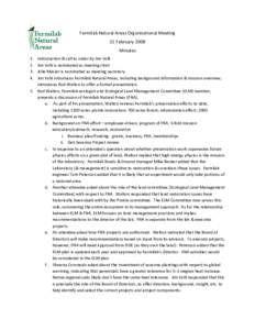 Microsoft Word - Fermilab Natural Areas Organizational Meeting Minutes.doc