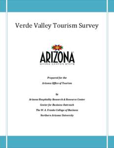       Verde Valley Tourism Survey   