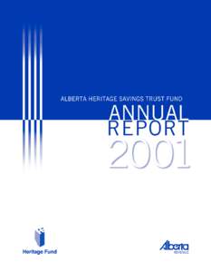 Alberta Heritage Savings Trust Fund - Annual Report for[removed]