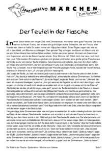 m a r c h e nen es Zum Vorl Der Teufel in der Flasche