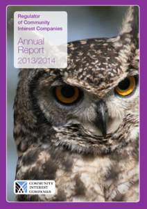 Regulator of Community Interest Companies Annual Report