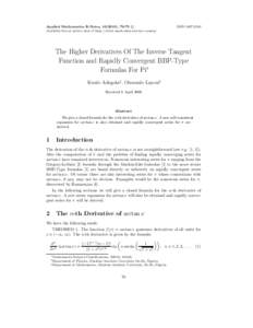 Machin-like formula / Inverse trigonometric functions / Pi / Bailey–Borwein–Plouffe formula / Trigonometric functions / Factorial / Polylogarithm / Convergent / Proof that 22/7 exceeds π / Mathematics / Mathematical analysis / Trigonometry