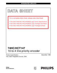 INTEGRATED CIRCUITS  DATA SHEET