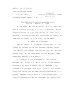 PRESENT: All the Justices JAMES CHRISTOPHER EDMONDS OPINION BY v. Record NoCHIEF JUSTICE DONALD W. LEMONS June 4, 2015