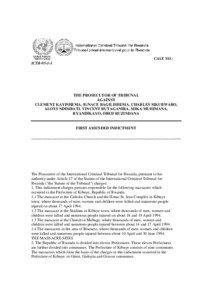 Aloys Ndimbati / Criminal law / Interahamwe / Crime / Rwandan Defence Forces / Crimes against humanity / Rwandan Genocide / Ethics / Charles Sikubwabo