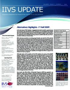 VOLUME 8, ISSUE 2  SUMMER 2009