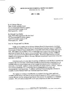 PFOA Agency Response (EPA-SAB[removed])