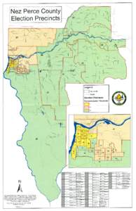 Nez Perce County Election Precincts 27  I ~1• j