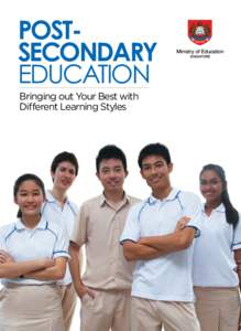 POSTSecondary Education Bringing out Your Best with Different Learning Styles  What’s After Secondary School?