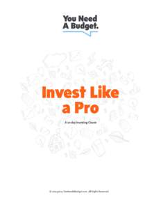 !  Invest Like a Pro A 10-day Investing Course