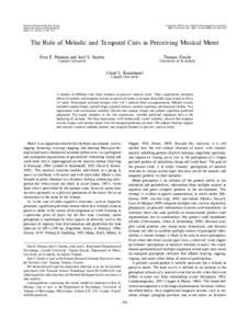 Journal of Experimental Psychology: Human Perception and Performance 2004, Vol. 30, No. 5, 956 –974 Copyright 2004 by the American Psychological Association/$12.00 DOI: 