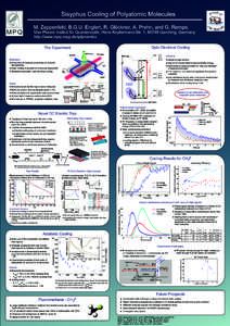 Sisyphus Cooling of Polyatomic Molecules  MPQ M. Zeppenfeld, B.G.U. Englert, R. Glöckner, A. Prehn, and G. Rempe. Max-Planck-Institut für Quantenoptik, Hans-Kopfermann-Str. 1, 85748 Garching, Germany