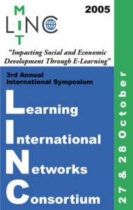 2005  3rd Annual International Symposium  L