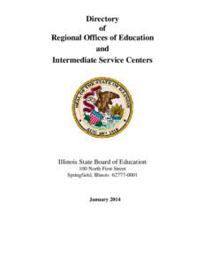 Directory of Regional Offices of Education and Intermediate Service Centers