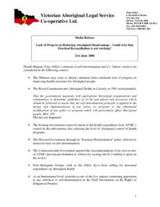 Indigenous Australians / Larissa Behrendt / Howard Government / Aboriginal Medical Services Alliance Northern Territory / Self-determination of Australian Aborigines / Australian Aboriginal culture / Indigenous peoples of Australia / Australia