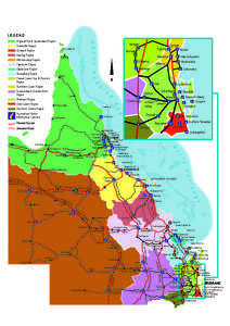 LEGEND  G R E A T Tropical North Queensland Region Townsville Region