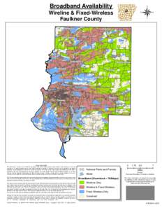 Broadband Availability  ® Wireline & Fixed-Wireless Faulkner County