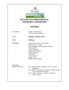 MEAC  Mayor’ Mayor’s Environmental Advisory Committee