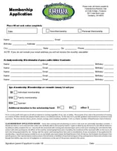 Please make all checks payable to: Firelands Area Runners Club c/o Kelly Schiewe, Treasurer 301 Cedar Brook Lane Sandusky, OH 44870