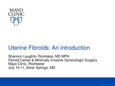 Patient Education: Uterine Fibroid Treatment Options–Figure 1